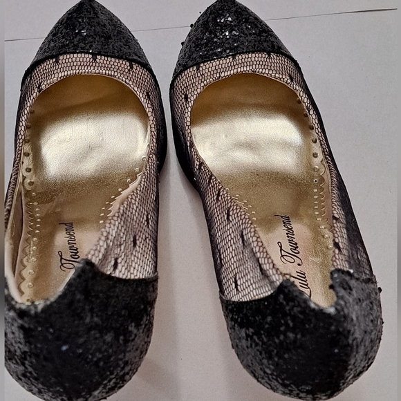 LuLu Townsend Victoria Sequin & Fishnet Stiletto  Size 7M - Picture 4 of 11